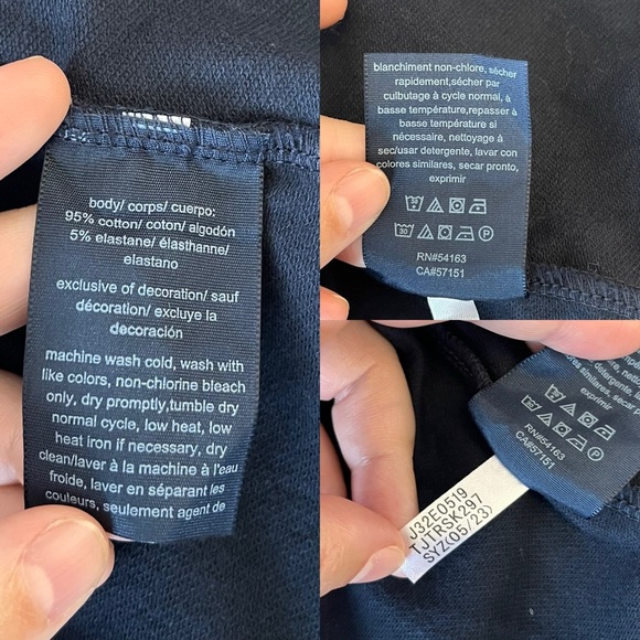 NWOT Tommy Hilfiger Contrast Piped Military Blazer - Picture 12 of 15